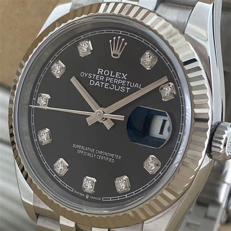 quadrante rolex brilli|Rolex Datejust 36mm Quadrante Nero con Brillanti FULL SET .